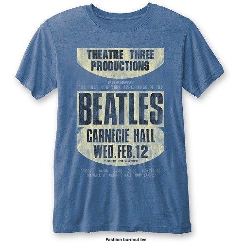 Tricou The Beatles Carnegie Hall
