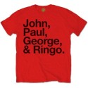 Tricou OficialThe Beatles John, Paul, George & Ringo