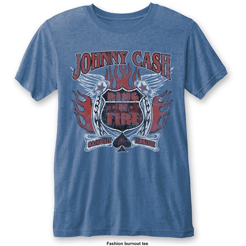 Tricou Johnny Cash Ring of Fire