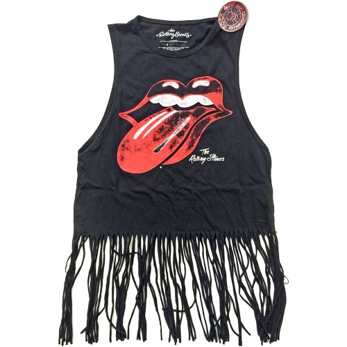 Maiou Oficial Damă The Rolling Stones Vintage Tongue Logo