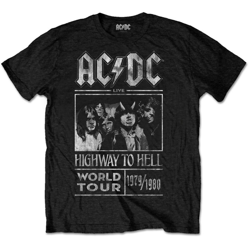 Tricou AC/DC Highway to Hell World Tour 1979/1980