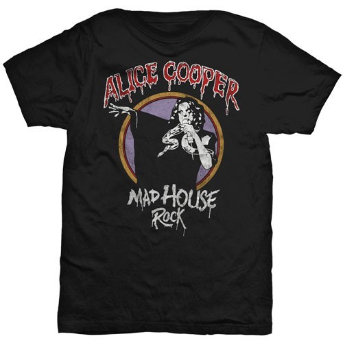 Tricou Alice Cooper Mad House Rock