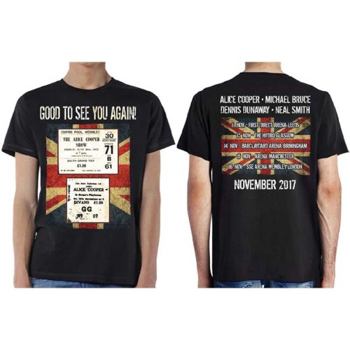 Tricou Alice Cooper UK Only Event (Nov 2017)