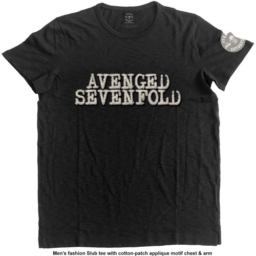 Tricou Avenged Sevenfold Logo & Death Bat