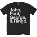 Tricou The Beatles John, Paul, George & Ringo