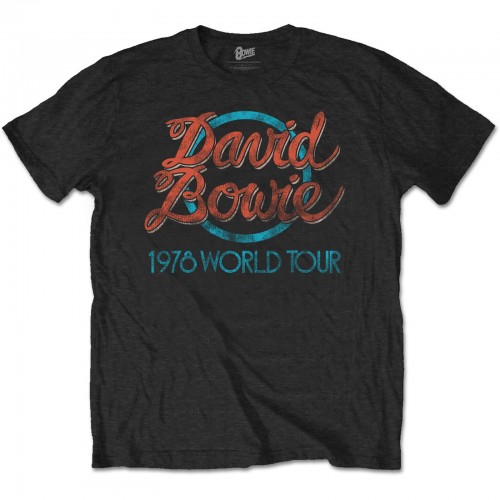 Tricou David Bowie 1978 World Tour
