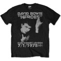Tricou Oficial David Bowie Heroes Earls Court