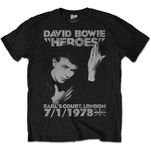 Tricou David Bowie Heroes Earls Court