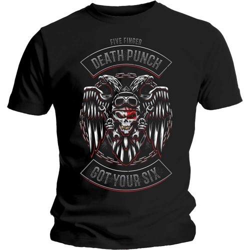 Tricou Five Finger Death Punch Biker Badge