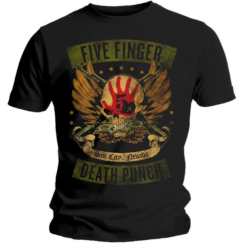 Tricou Five Finger Death Punch Locked & Loaded