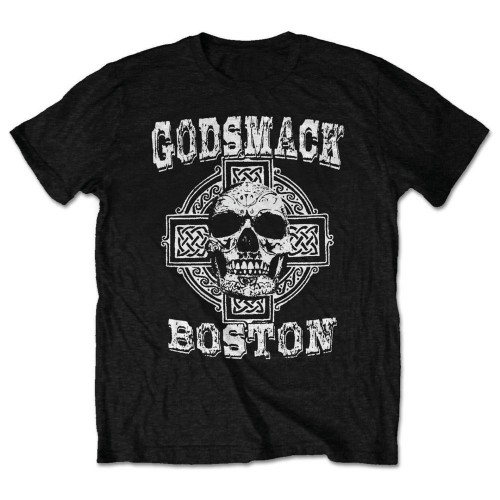Tricou Oficial Godsmack Boston Skull