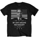 Tricou Malcolm X By Any Means Necessary
