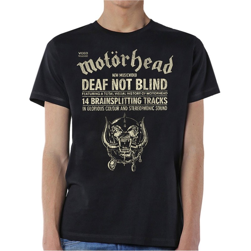 Tricou Motorhead Deaf Not Blind