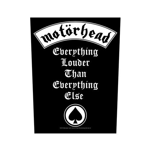 Back Patch Motorhead Everything Louder