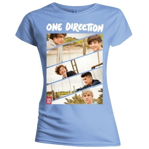 Tricou Oficial Damă One Direction Band Sliced