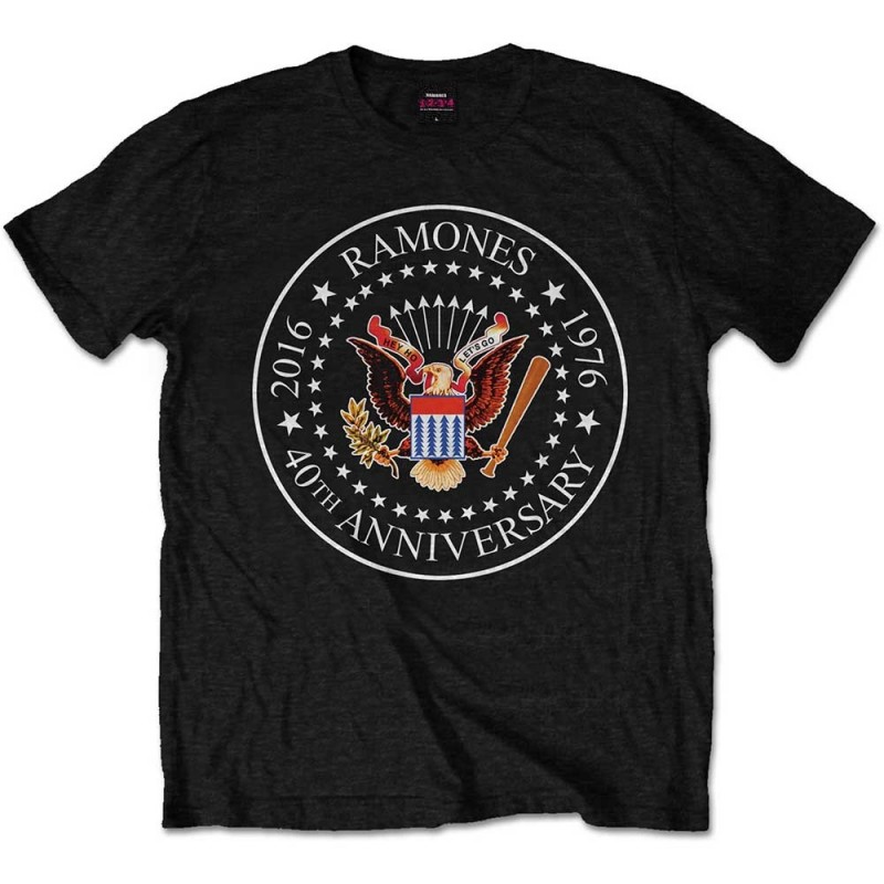 Tricou Ramones 40th Anniversary Seal