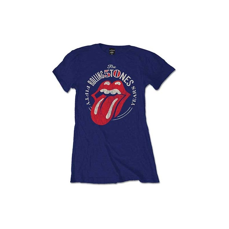 Tricou Damă The Rolling Stones 50th Anniversary Vintage