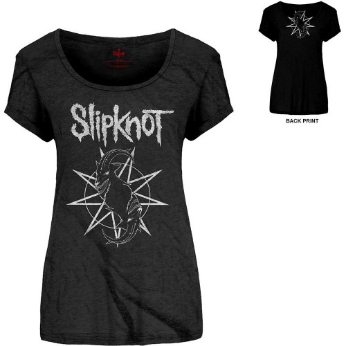 Tricou Damă Slipknot Goat Star Logo