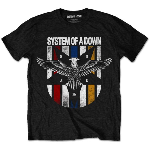 Tricou System Of A Down Eagle Colours