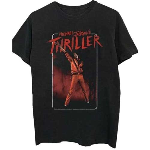 Tricou Michael Jackson Thriller White Red Suit