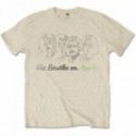 Tricou Beatles - The Outline Faces on Apple