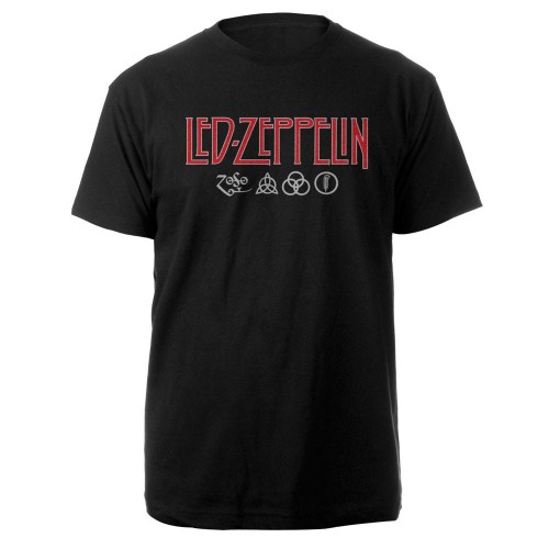 Tricou Led Zeppelin Logo & Symbols
