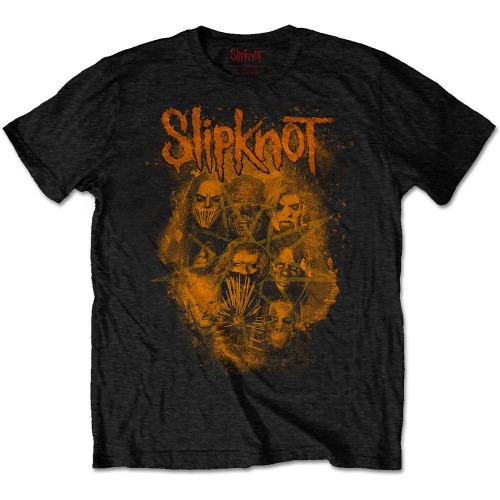 Tricou Slipknot WANYK Orange