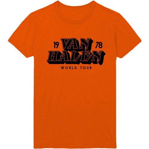 Tricou Oficial Van Halen World Tour '78