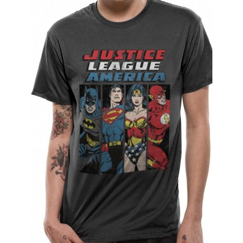 Tricou DC Comics Justice League Line Up
