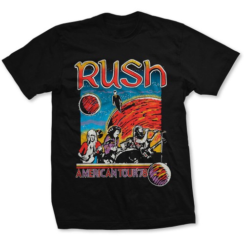 Tricou Rush US Tour 1978