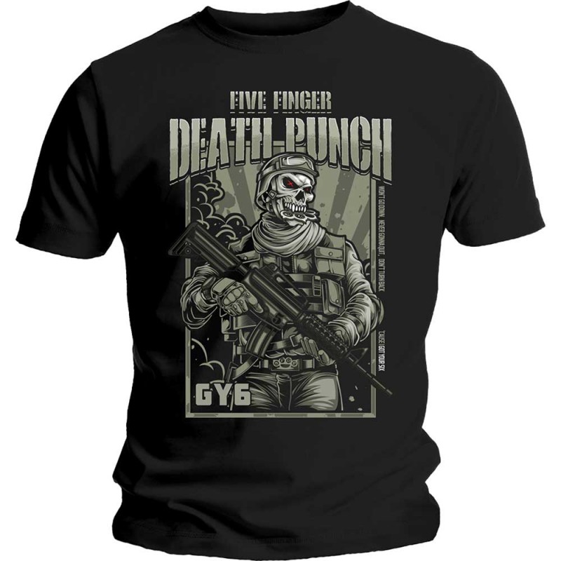 Tricou Five Finger Death Punch War Soldier