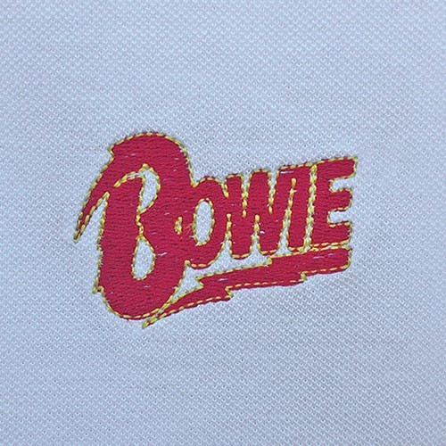Tricou Polo David Bowie Flash Logo