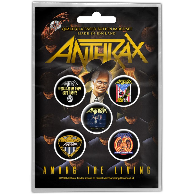 Set Insigne Anthrax Among the Living