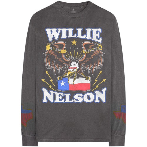 Tricou Mânecă Lungă Willie Nelson Texan Pride