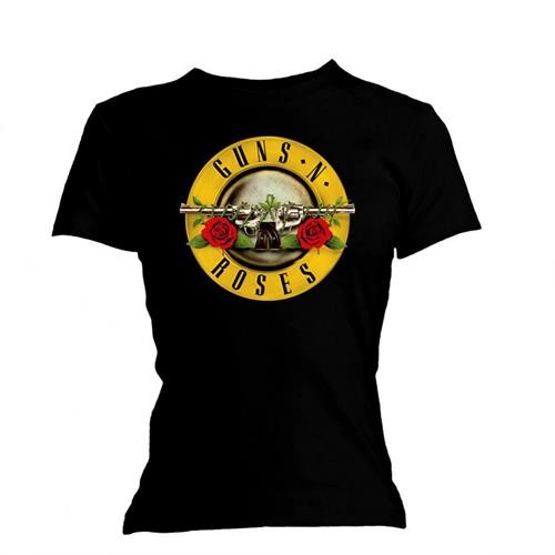 Tricou Damă Guns N' Roses Classic Bullet Logo