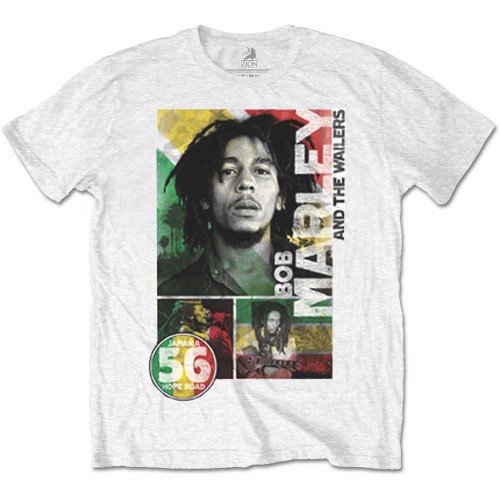 Tricou Bob Marley 56 Hope Road Rasta