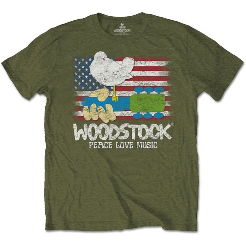Tricou Woodstock Flag