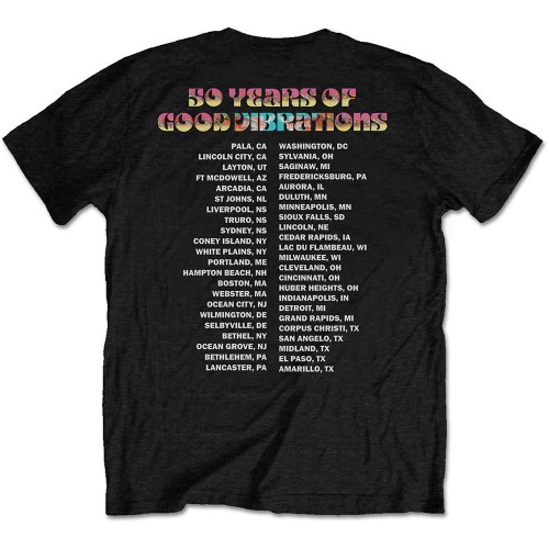 The Beach Boys Unisex Tee: Good Vibes Tour (Back Print)