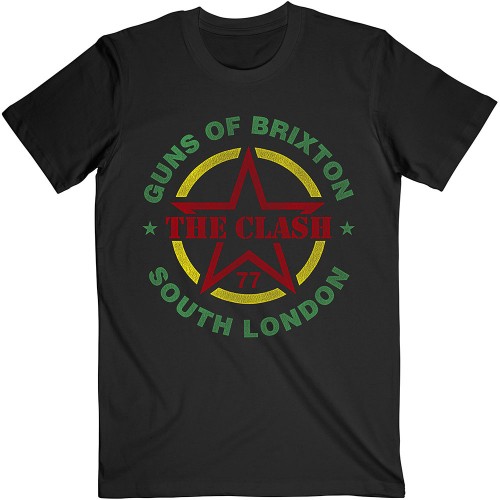 Tricou Oficial The Clash Guns of Brixton