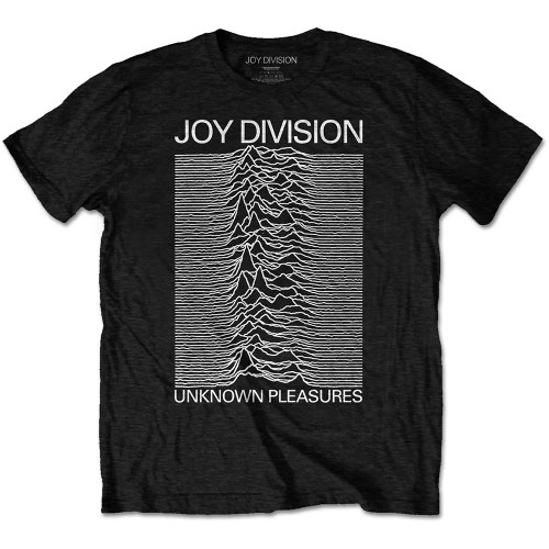 Tricou Joy Division Unknown Pleasures White On Black