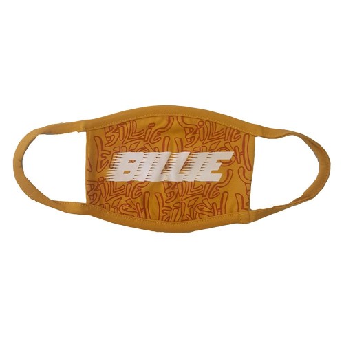 Mască textilă Billie Eilish Racer Logo &amp; Graffiti Yellow