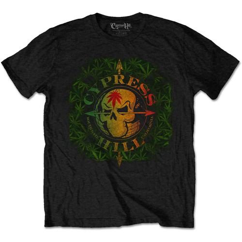 Tricou Oficial Cypress Hill South Gate Logo & Leaves