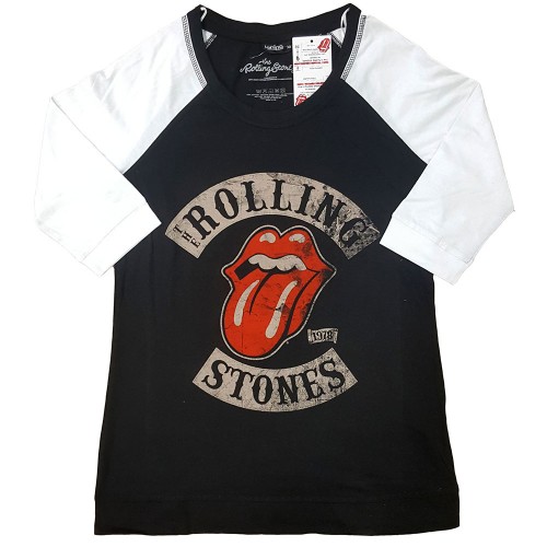 Tricou Mânecă 3/4 de Dama The Rolling Stones Tour 78