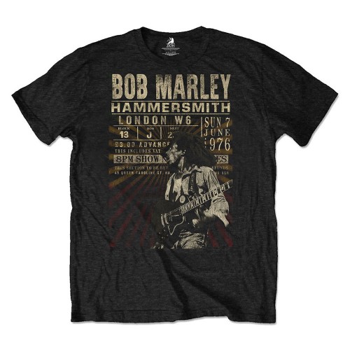 Tricou Eco Unisex Bob Marley: Hammersmith '76