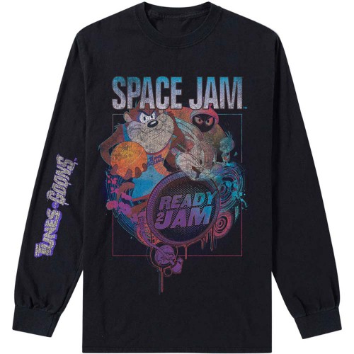 Tricou Mânecă Lungă Oficial Space Jam 2 Ready 2 Jam