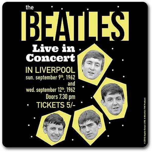 Coaster / Suport Pahar The Beatles 1962 Live in Concert