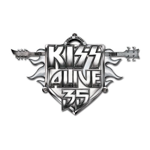 Insignă KISS Alive 35 Tour