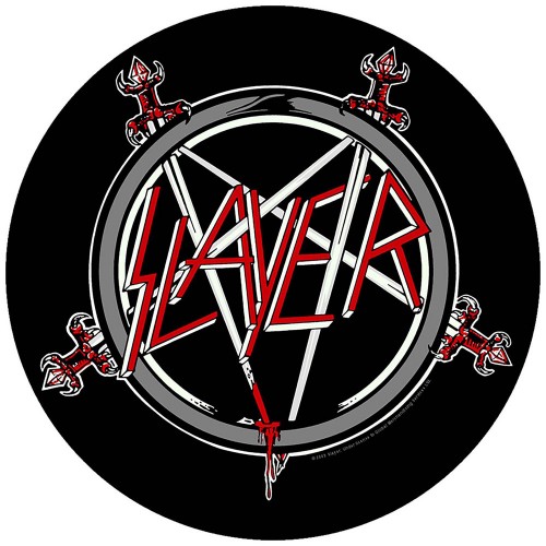 Back Patch Oficial Slayer Pentagram