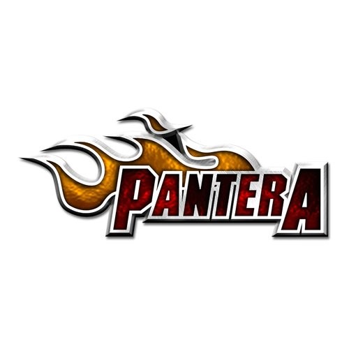 Insignă Pantera Flame Logo