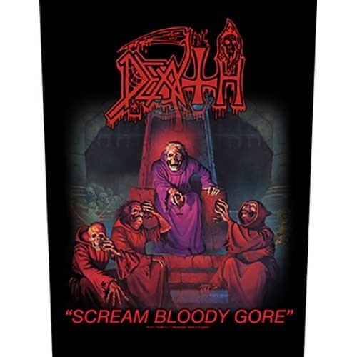 Back Patch Death Scream Bloody Gore